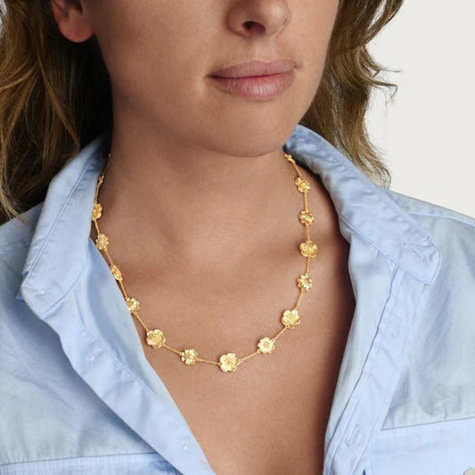 Wildflower Station Gold Necklace