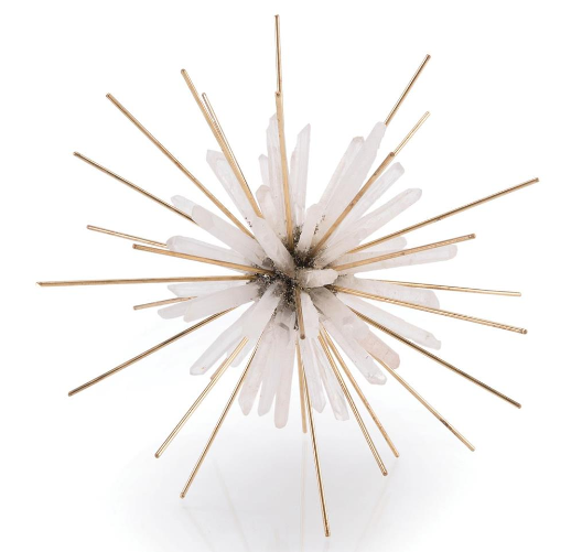 Quartz & Brass Starburst