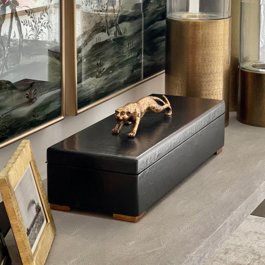 Cheetah Box in Black
