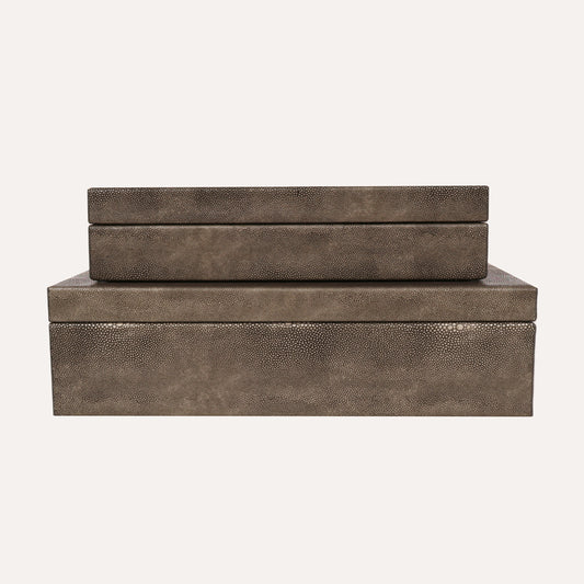 Grey Shagreen Box