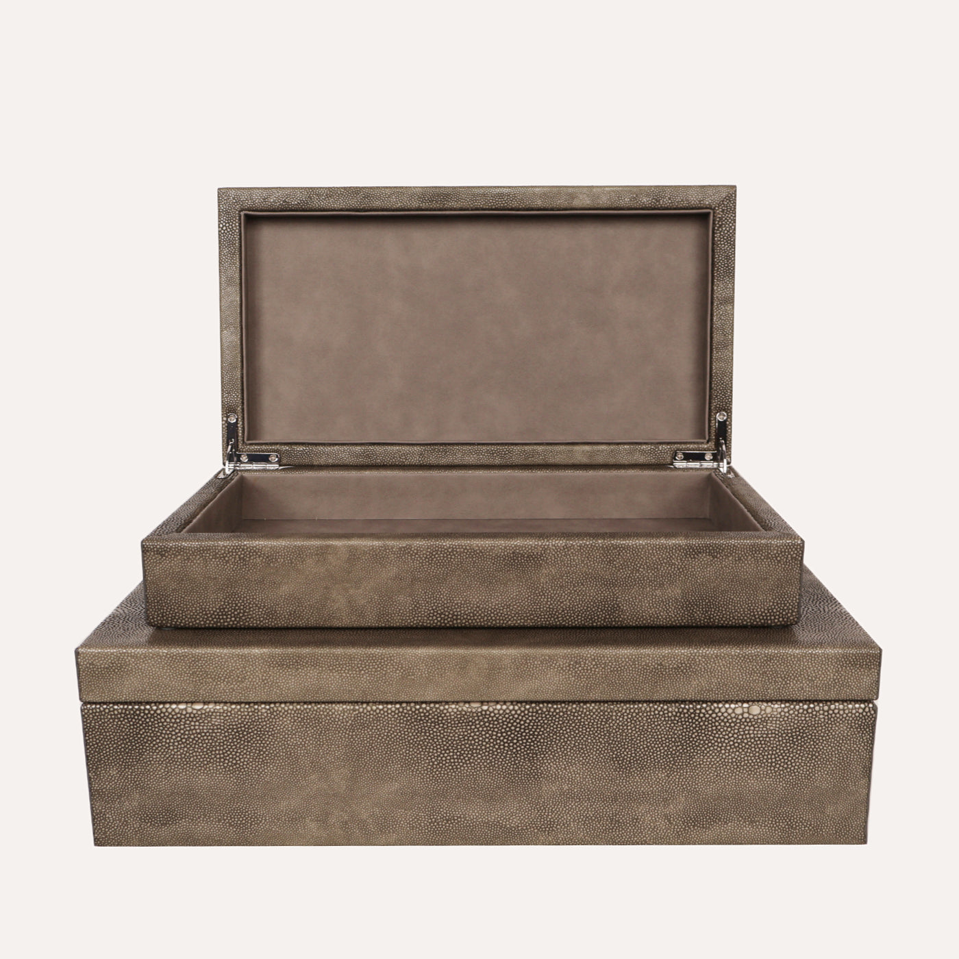 Grey Shagreen Box