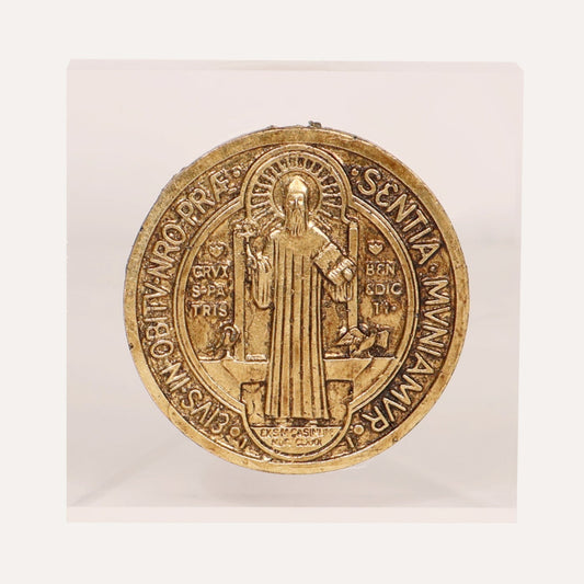 Saint Benedict on Acrylic