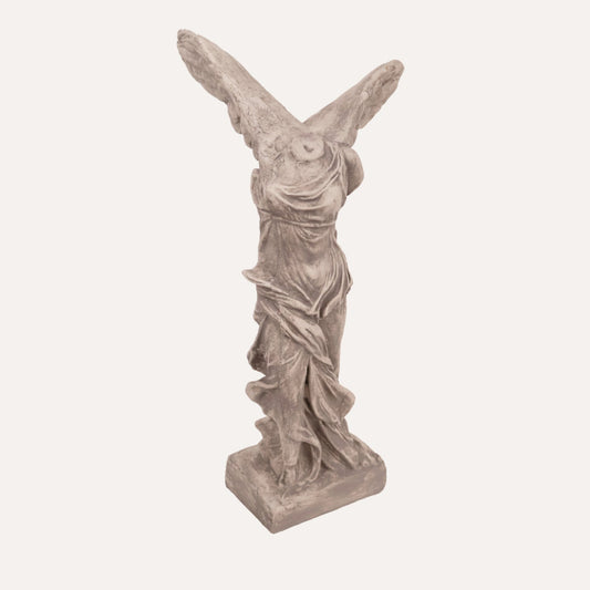 Winged Concrete Sculpture