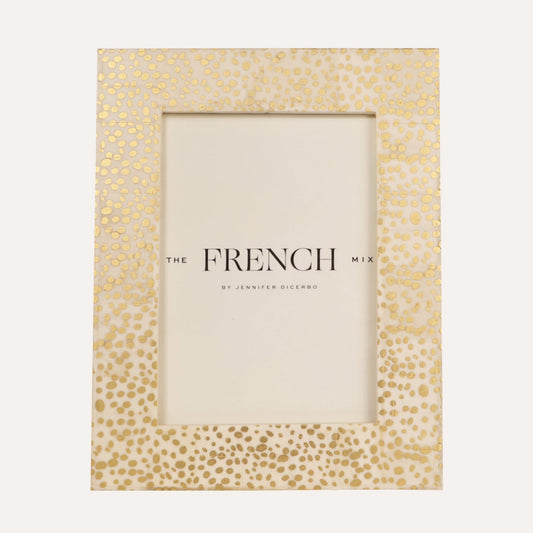 Spotted Gold Picture Frame