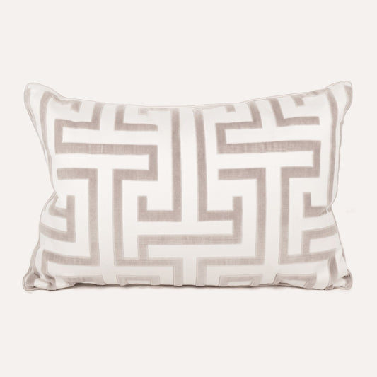 Silver Greek Key Lumbar