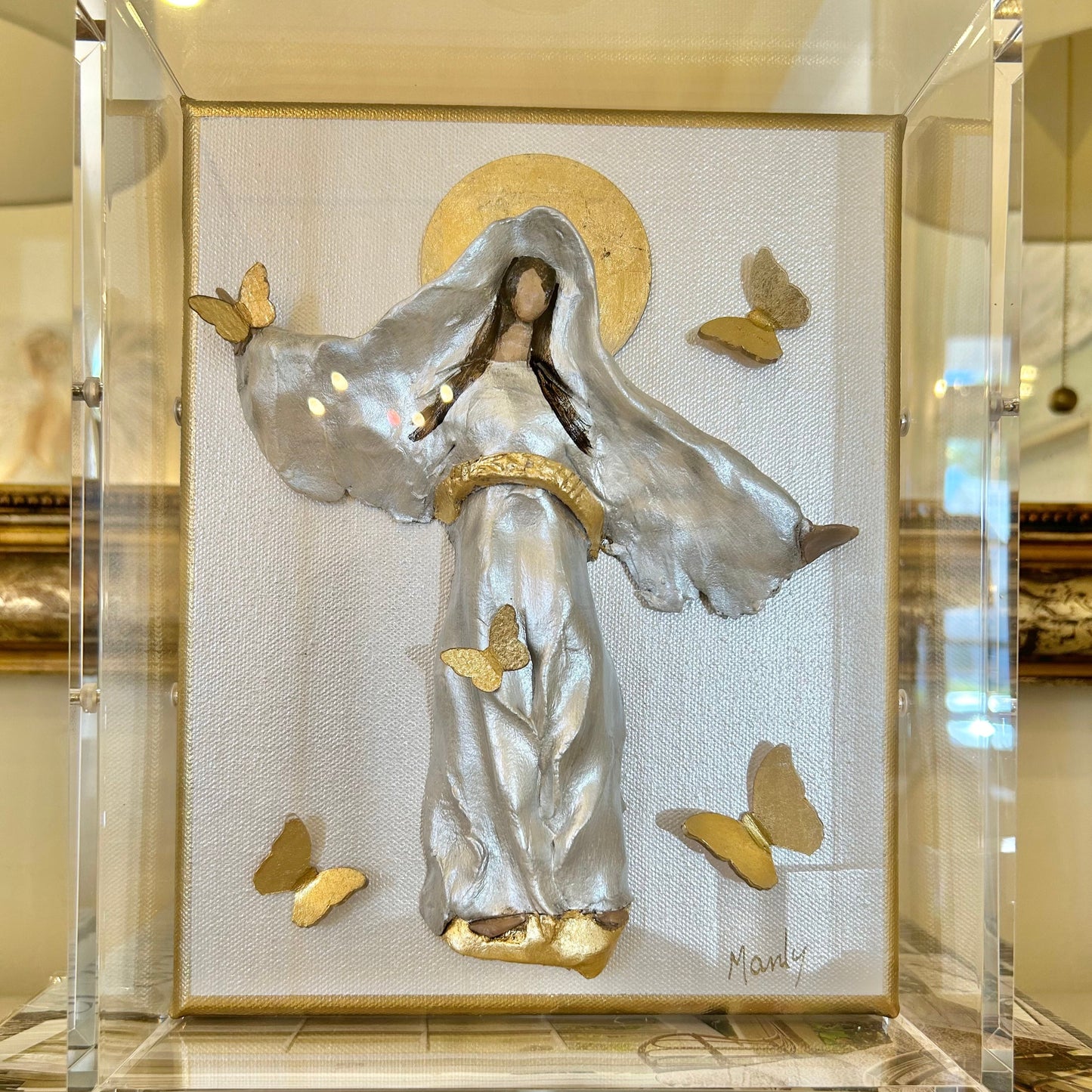 Mary with Butterflies