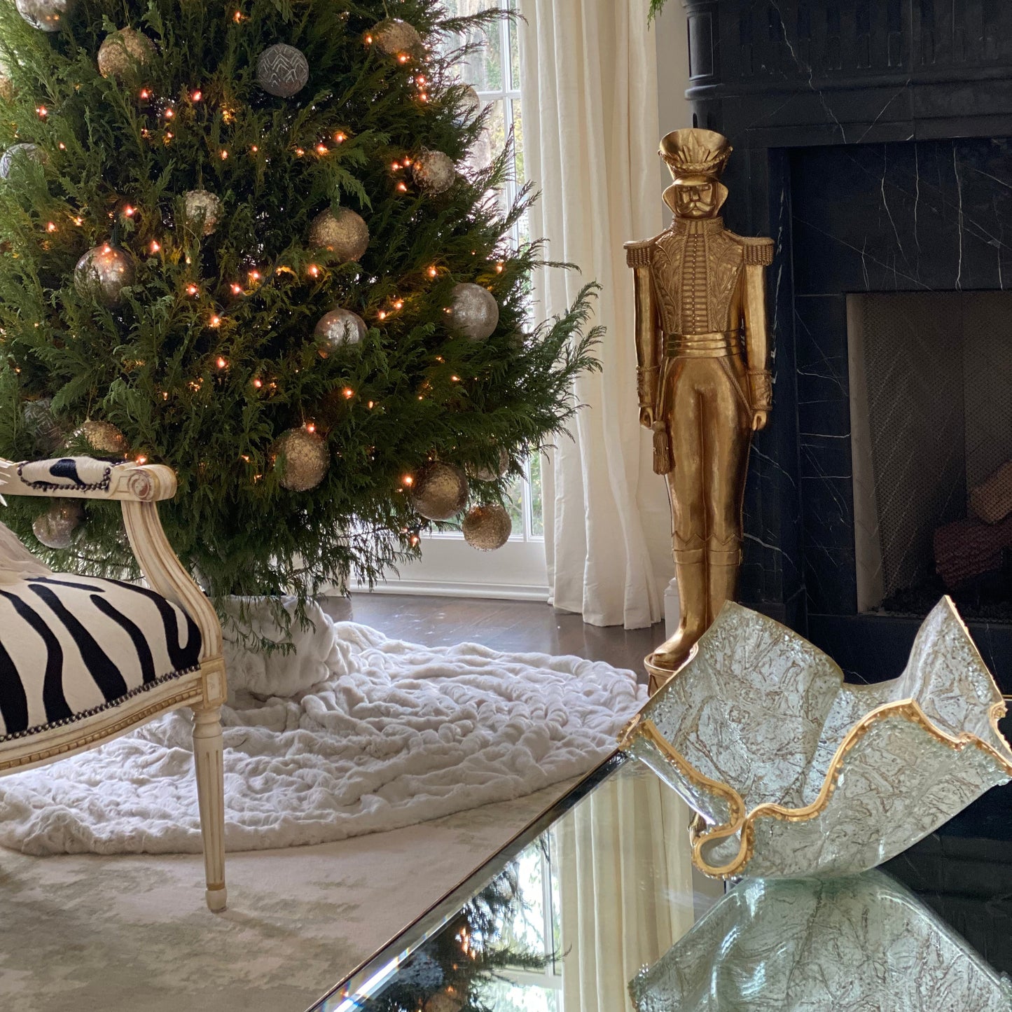 4' Golden Nutcracker