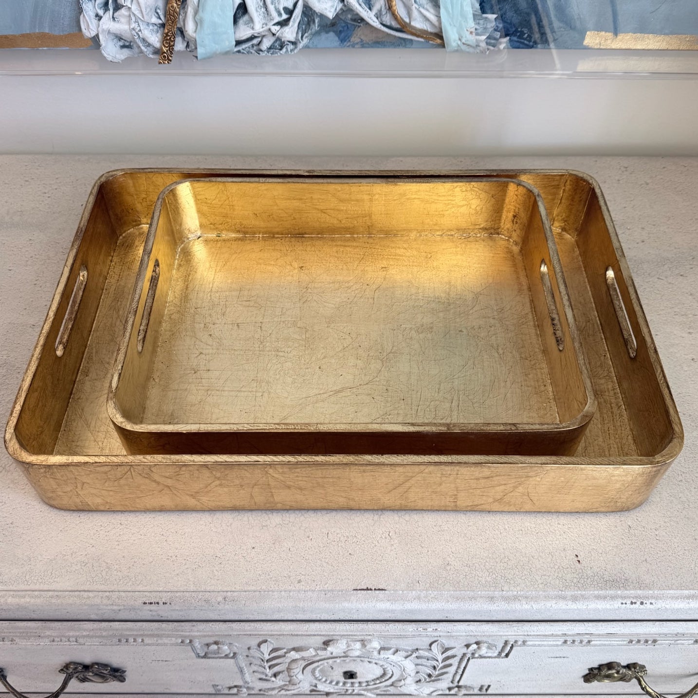 Italian Gold Leaf Tray