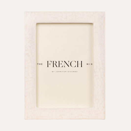 White Eggshell Picture Frame