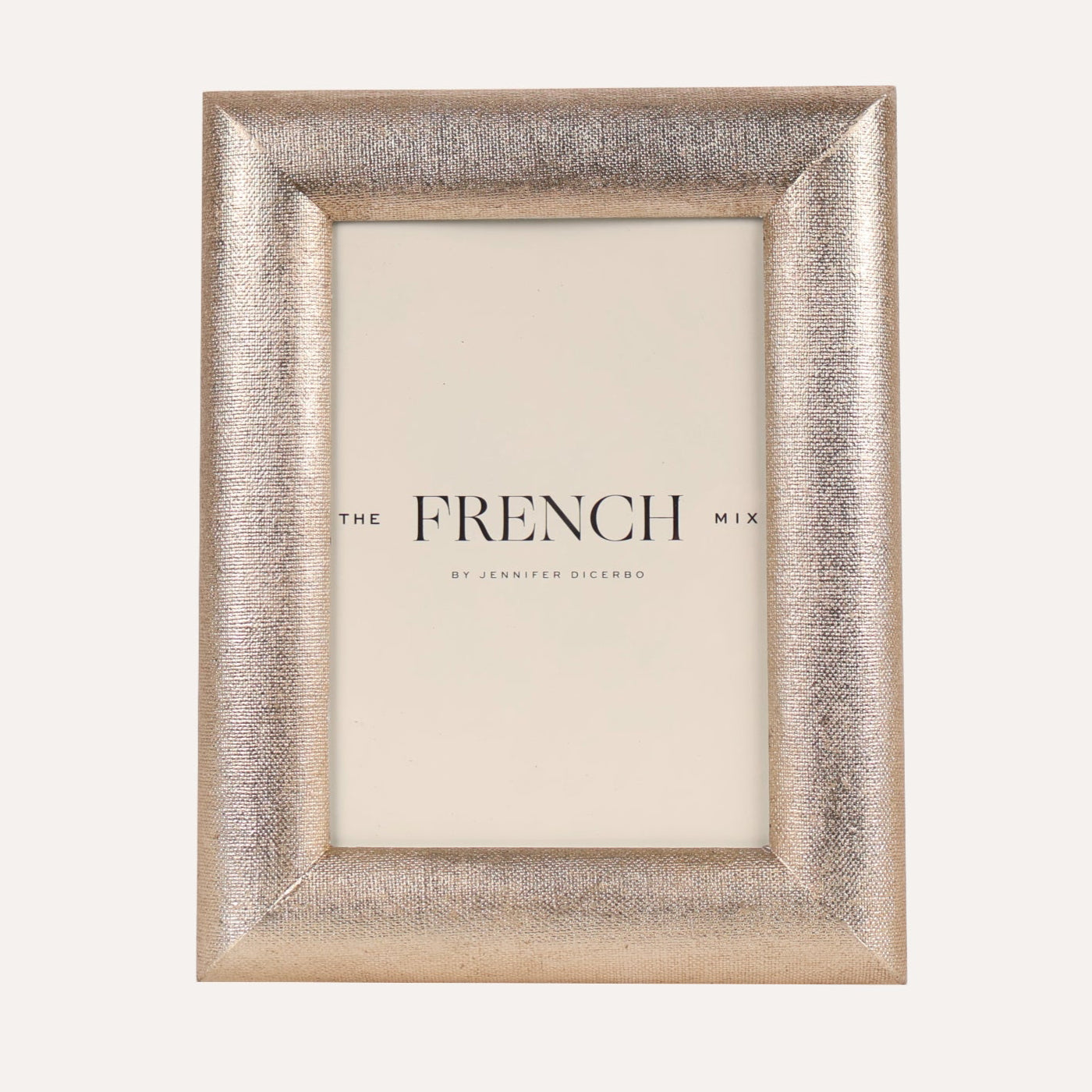Linen Warm Silver Picture Frame - 5x7