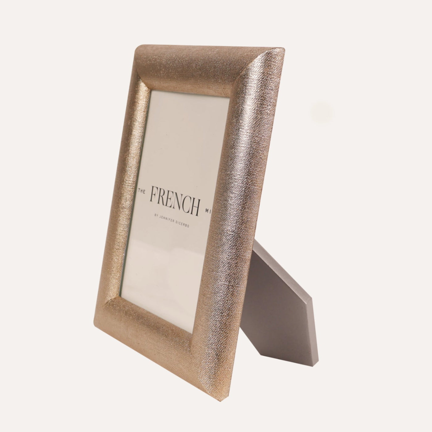 Linen Warm Silver Picture Frame - 5x7