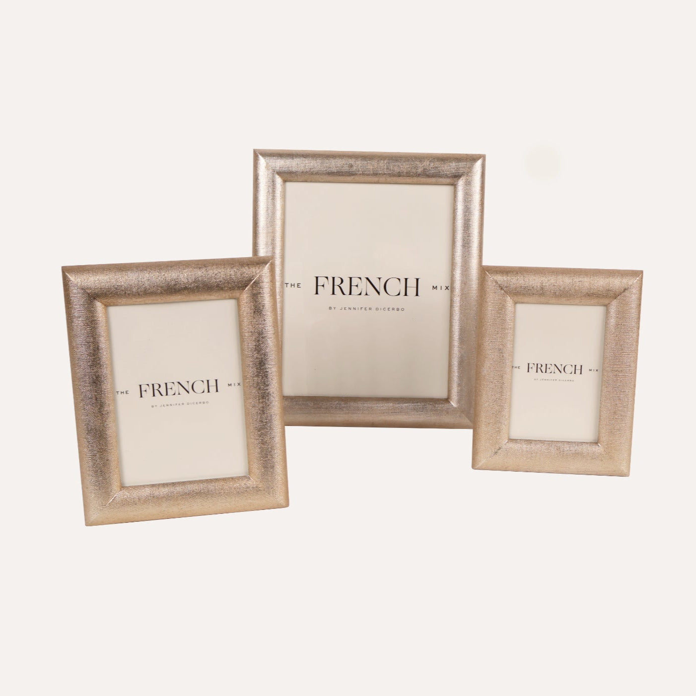 Linen Warm Silver Picture Frame - 5x7
