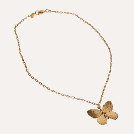 Large Butterfly Charm Necklace