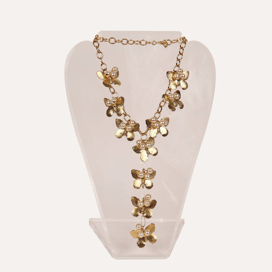 Long Multiple Butterfly Necklace