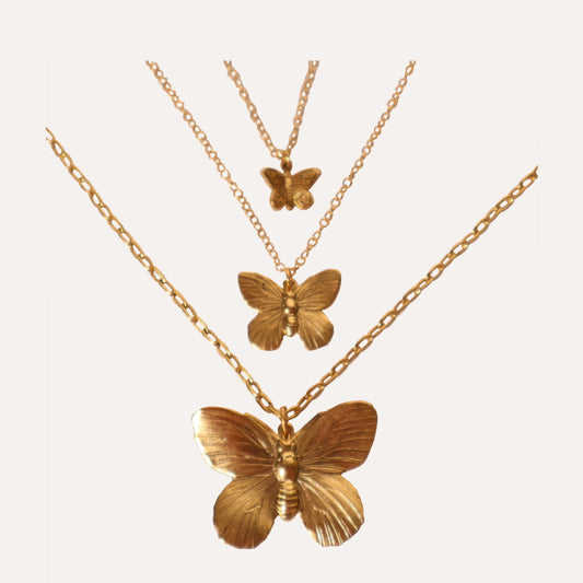Medium Size Butterfly Necklace