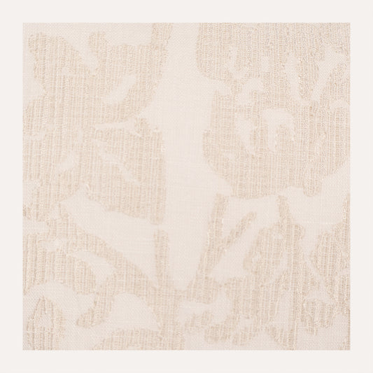 French Gold Embroidered Linen Pillow