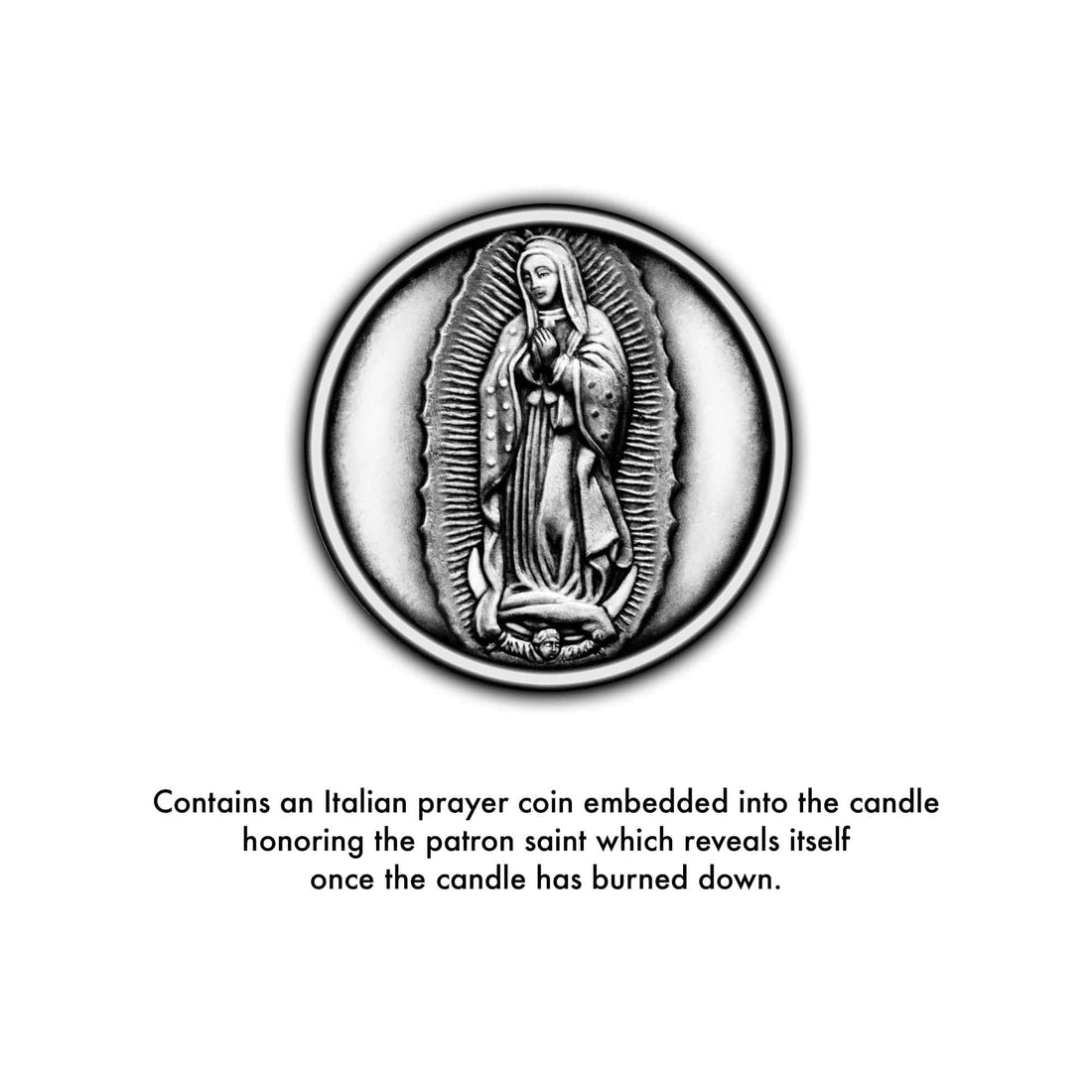 Virgin Mary of Guadalupe Candle