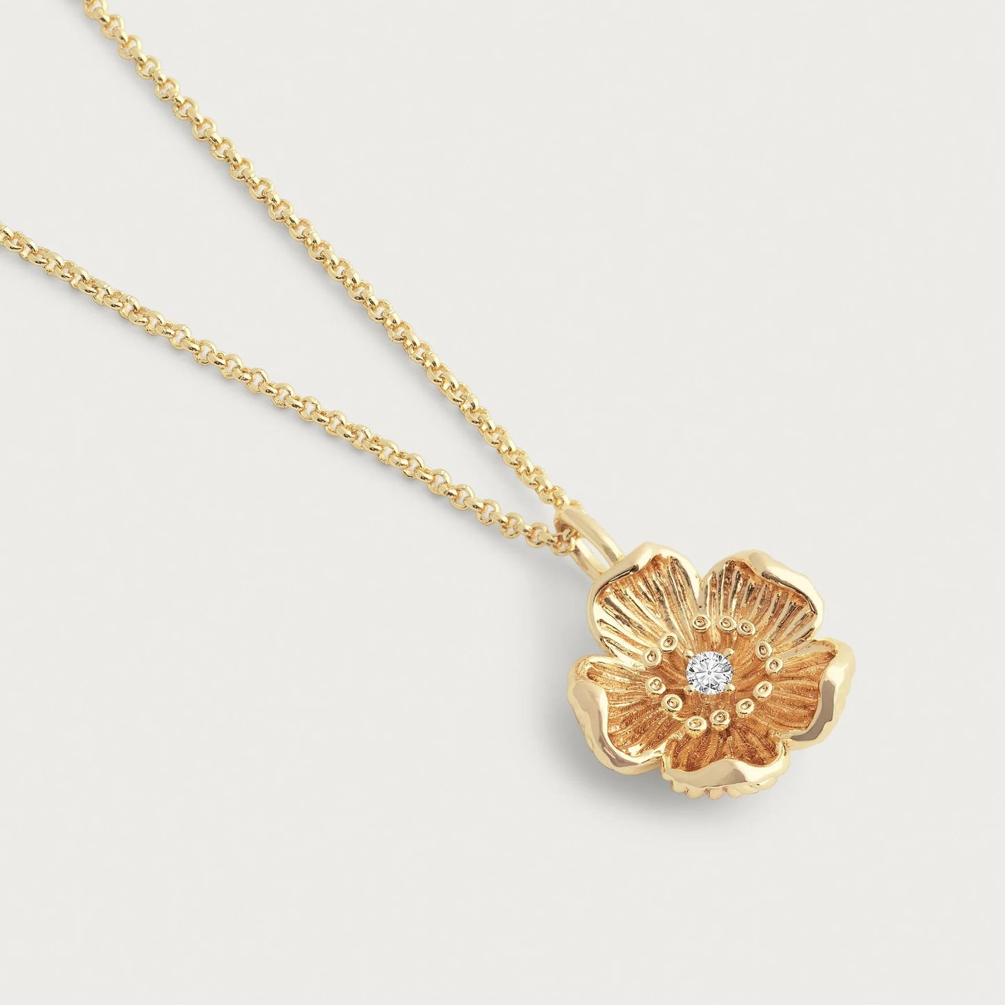 Wildflower Gold Pendant Necklace