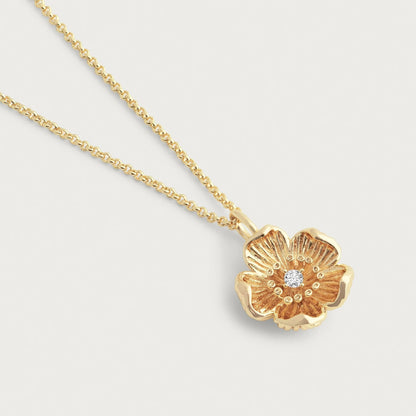 Wildflower Gold Pendant Necklace