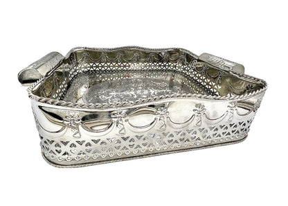 Silver Embossed Tray