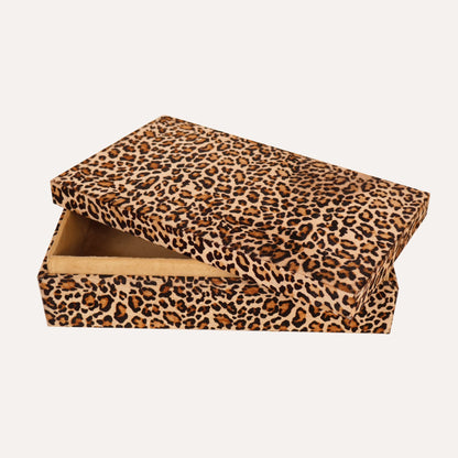 Cheetah Hair on Hide Box