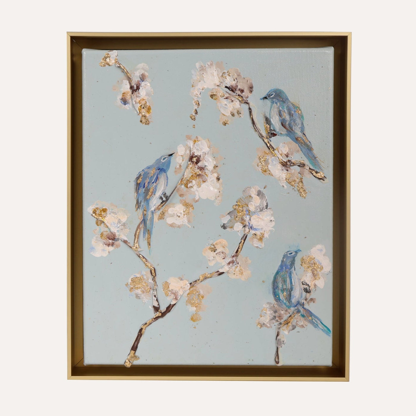 Original Blue Bird Art