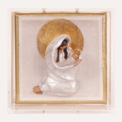 6x6 Sculpted Mary with Halo
