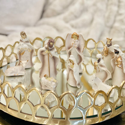 Hand Painted Nativity Set