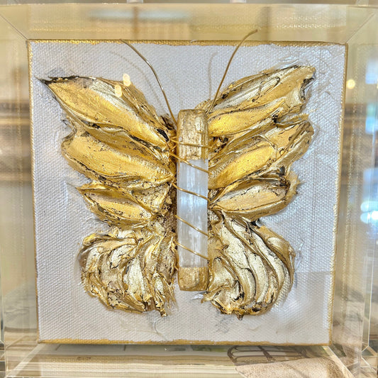 Sculpted Butterfly Art