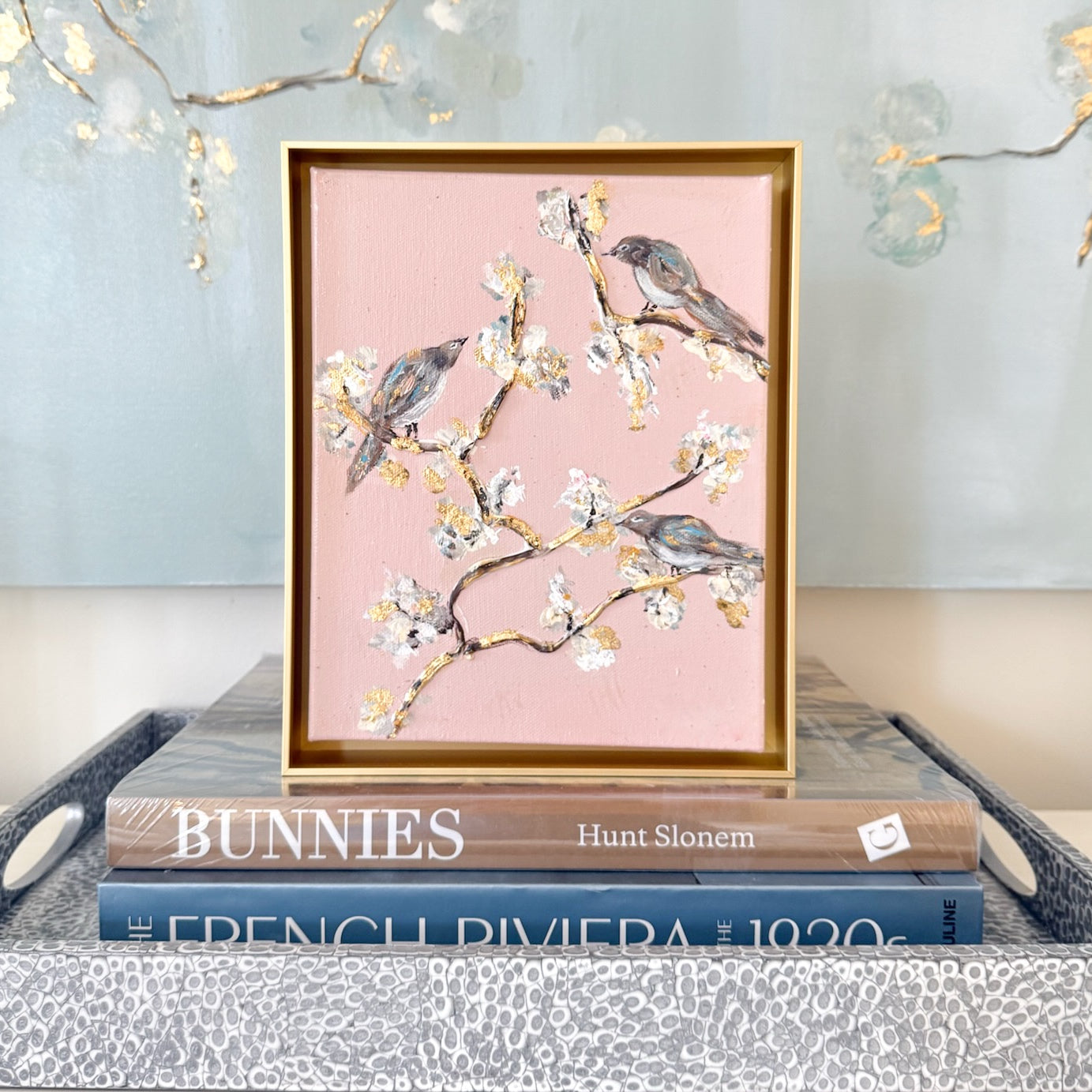 Original Blue Bird Art