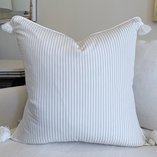 Oyster & Ecru Pillow