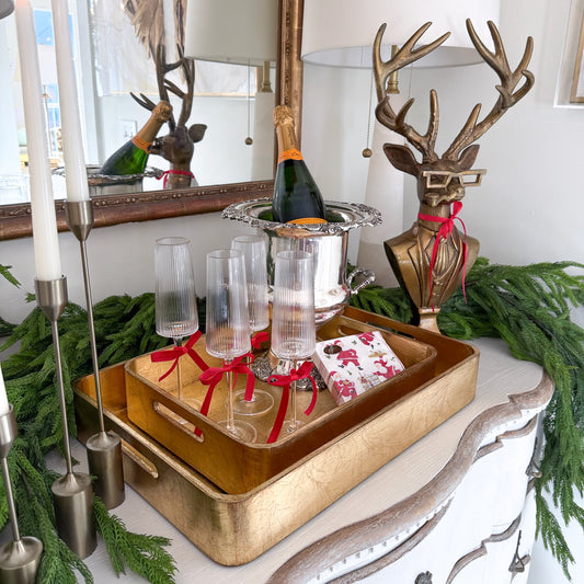 Italian Gold Leaf Tray