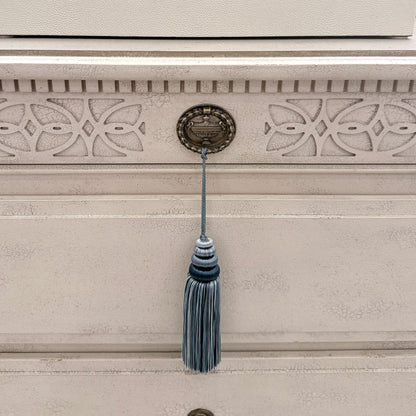 French Blue Silk Tassel