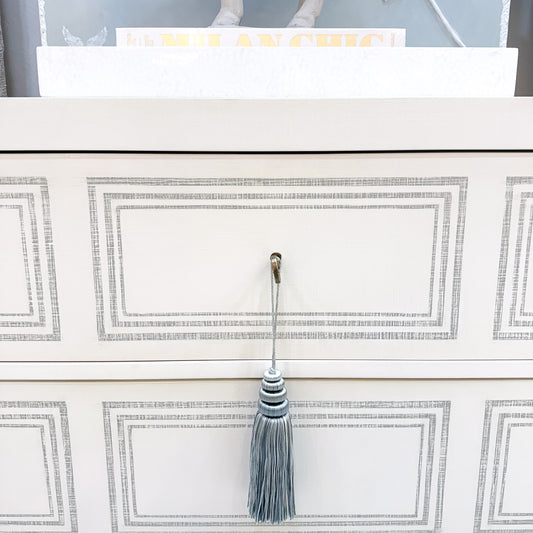 Spa Blue Silk Tassel