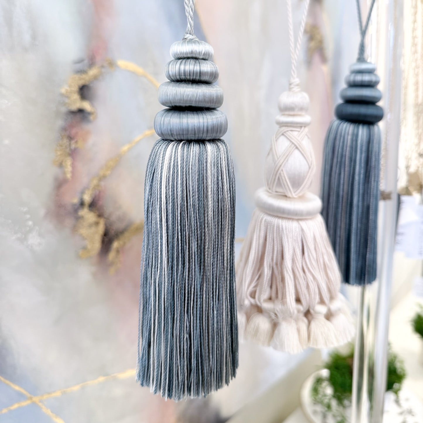 Spa Blue Silk Tassel