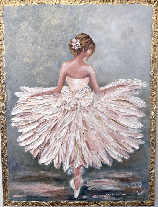Original Ballerina Art on Canvas