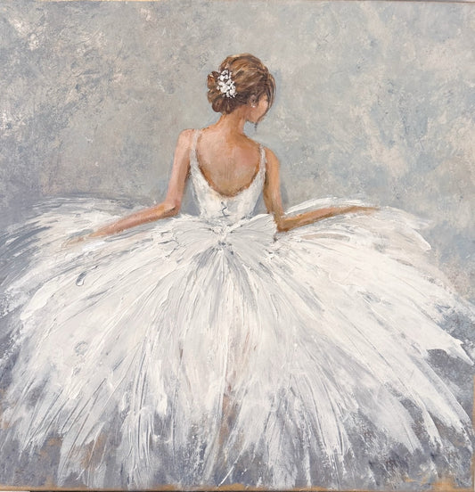 Original Ballerina Art on Canvas
