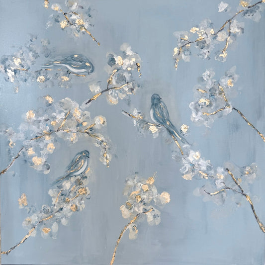 Blue Bird Trio Original Art