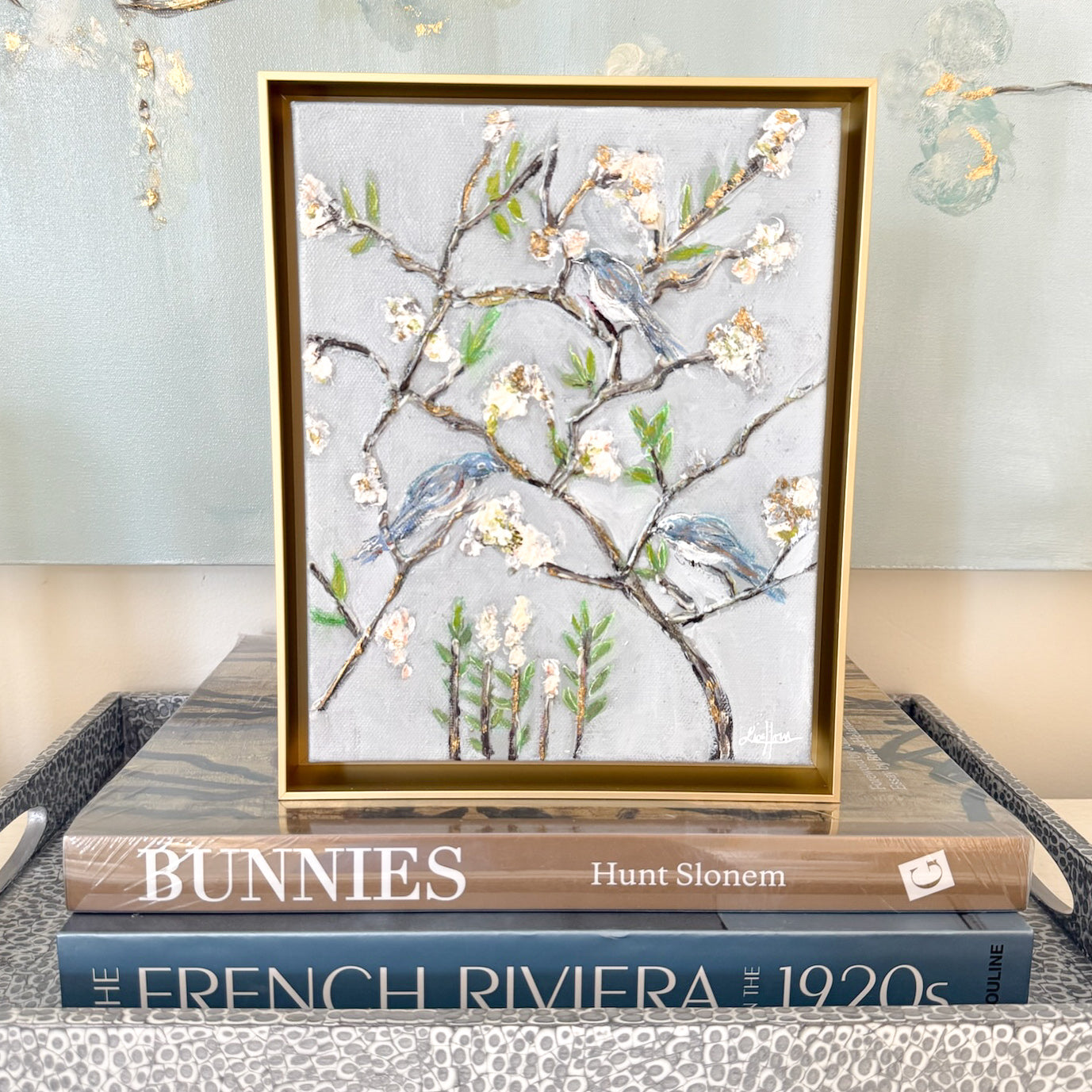 Original Blue Bird Art