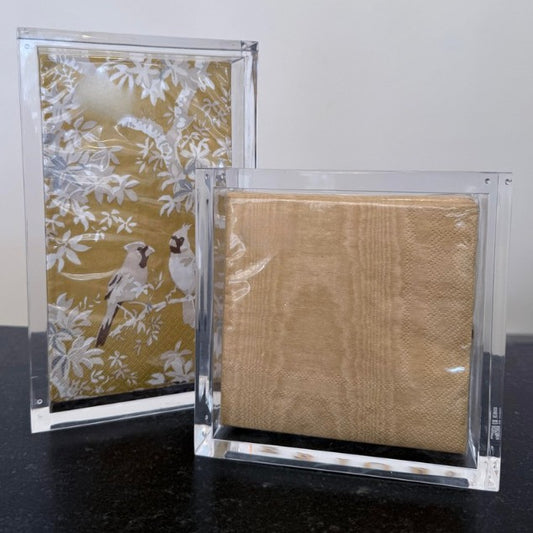 Guest Towel Napkins with Holder