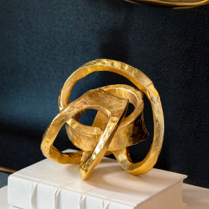 Metal Knot Sculpture