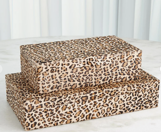 Cheetah Fur Textured Box