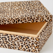 Cheetah Fur Textured Box