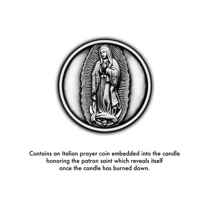 Virgin Mary of Guadalupe Candle