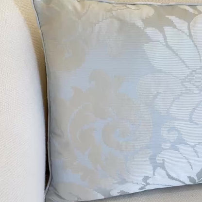 12 x 20 Custom Silk Damask Pillow