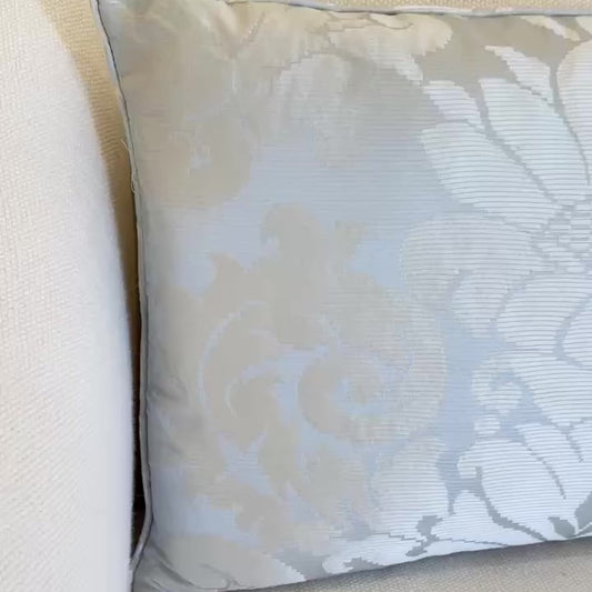 12 x 20 Custom Silk Damask Pillow